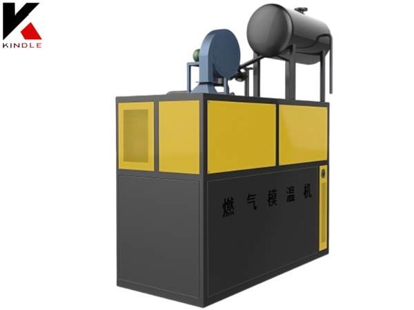 Gas mold temperature controller for plywood