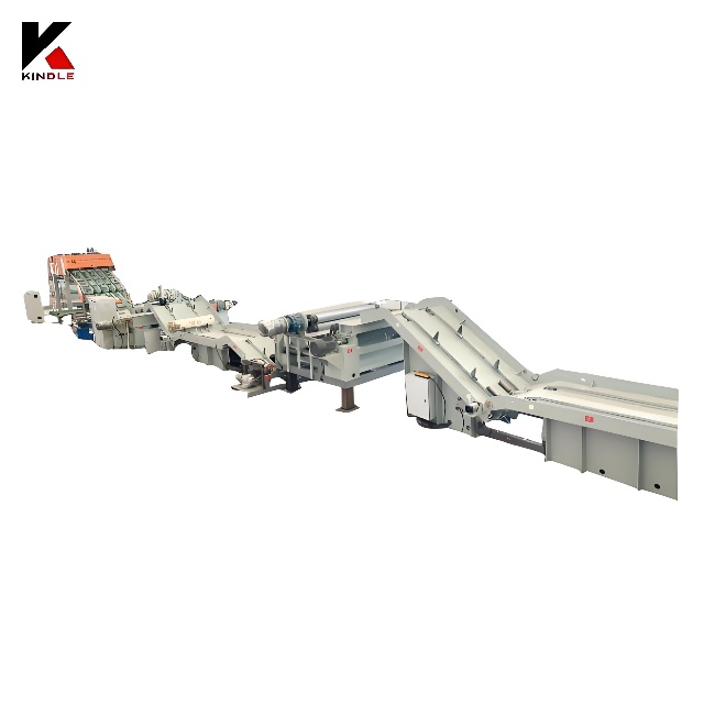 4 feet high efficiency automatical double veneer peeling line