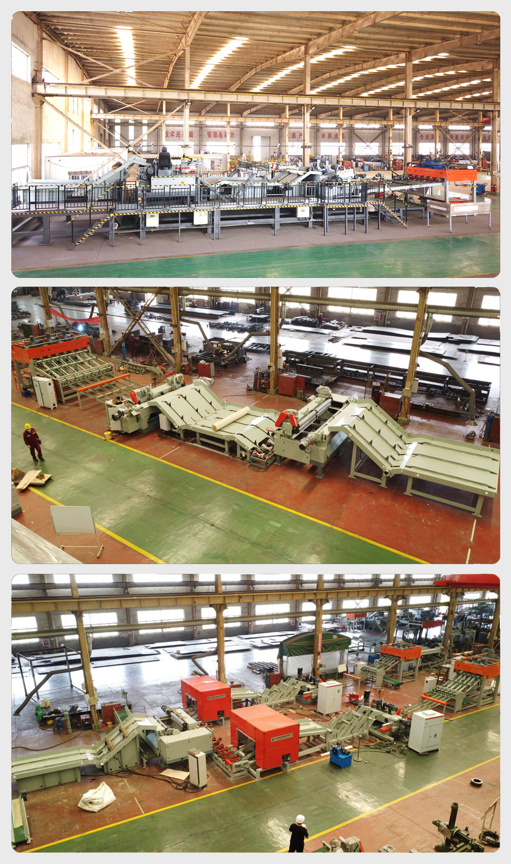 PEELING LINE MACHINE SHOWING