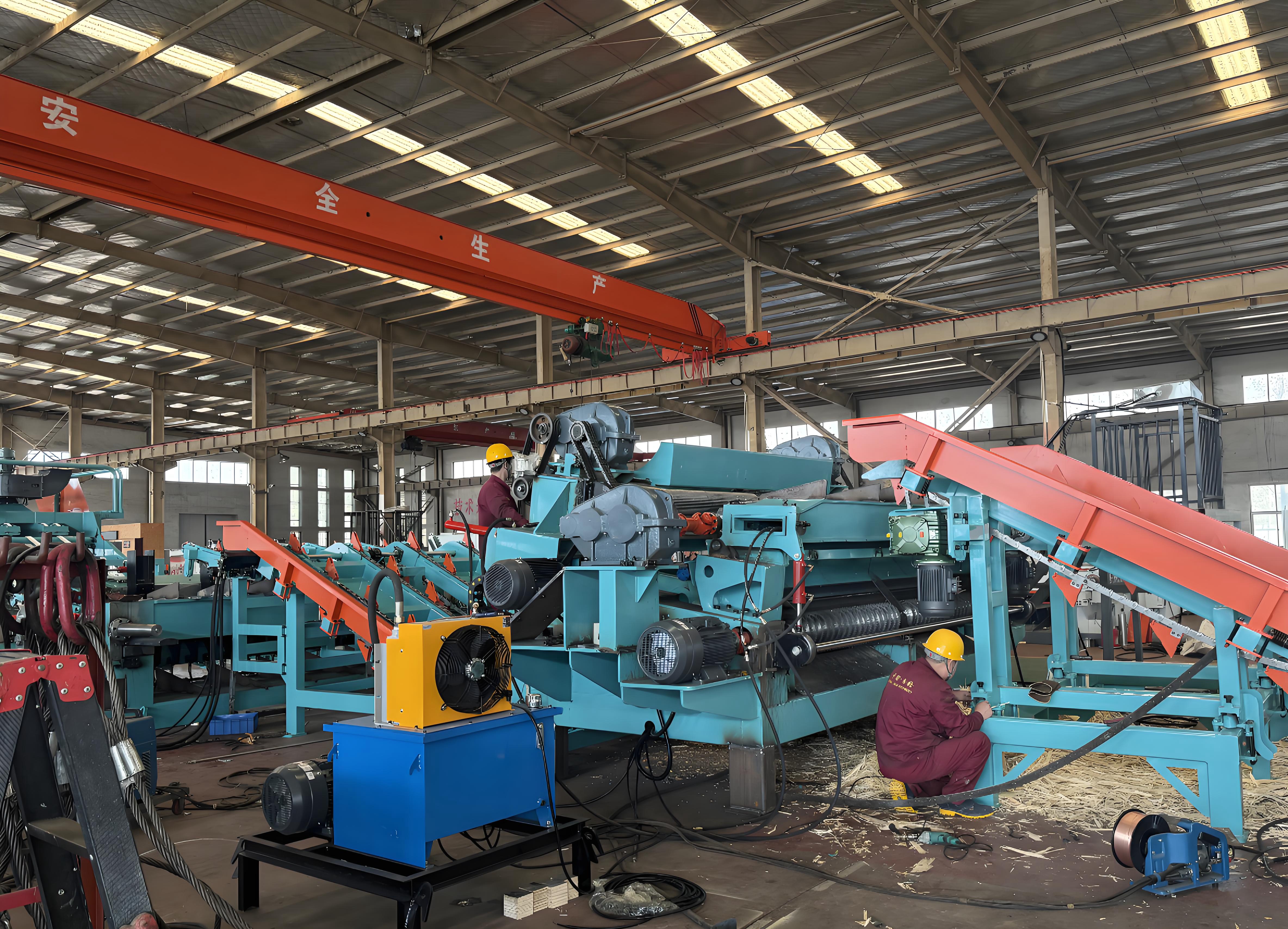 veneer peeling machine 66