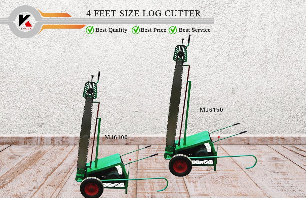 Manual small log cutter