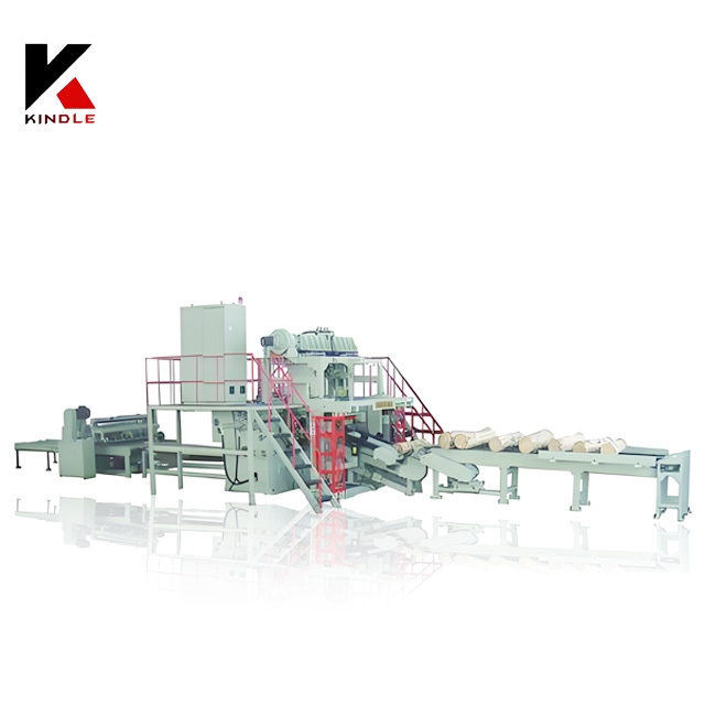 automatical spindle veneer peeling line 