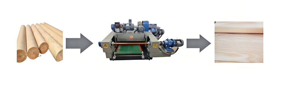 VENEER PEELING MACHINE 1
