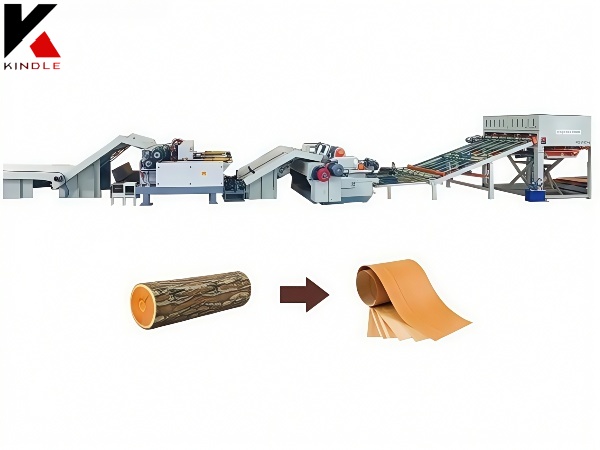 4 Feet Spindleless Rotary Cutting Production Line