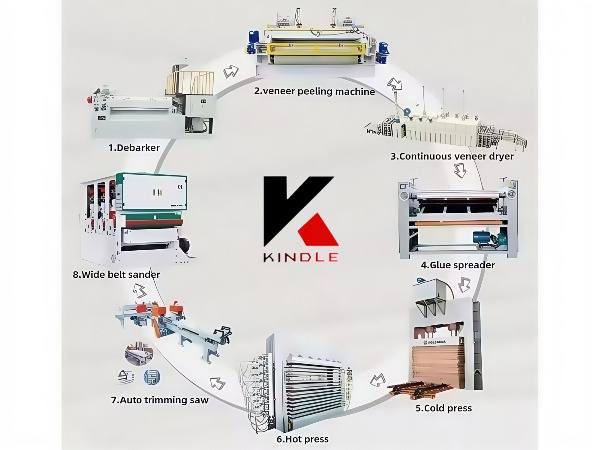 High Capacity Plywood Machine Manufacturing Plant With Good Price