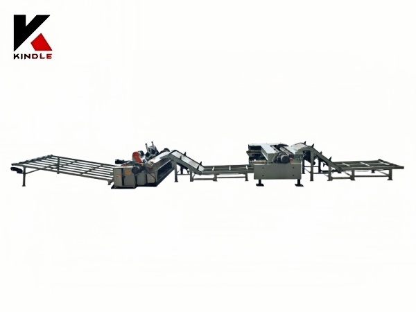 8 Feet Spindleless Veener Peeling Line Machine
