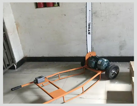 manual log cutter type