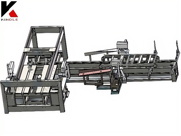 Automatic positioning four side roller edge trimming saw