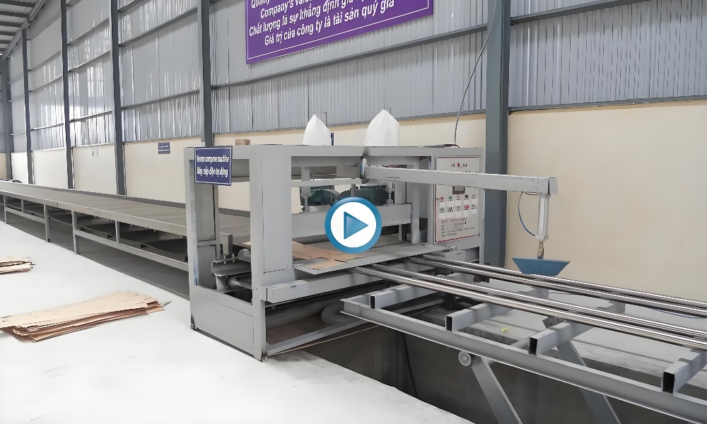 PLYWOOD PAVING LINE 7