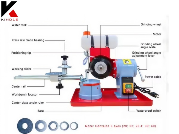 Professional Plywood Knife Woodworking Electric Gear Sharpener