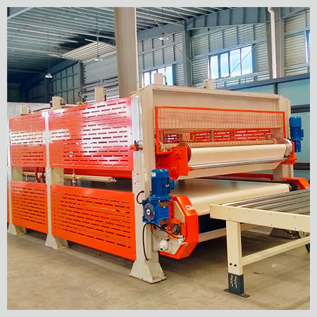 conveyor single layer press machine