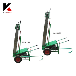 portable movable small manual log cutter 