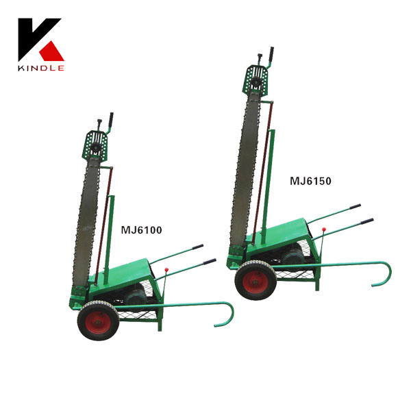 Full automatic log cutting saw machine