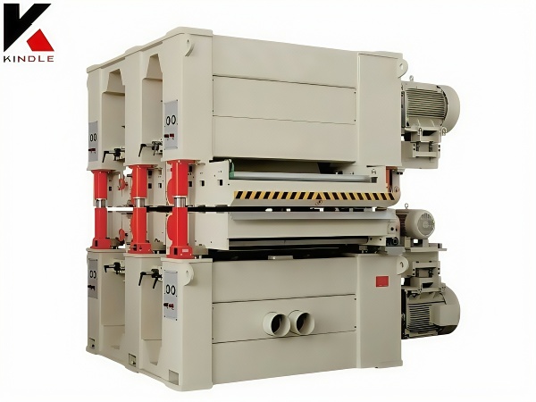 Upper and lower double sanding frame sander