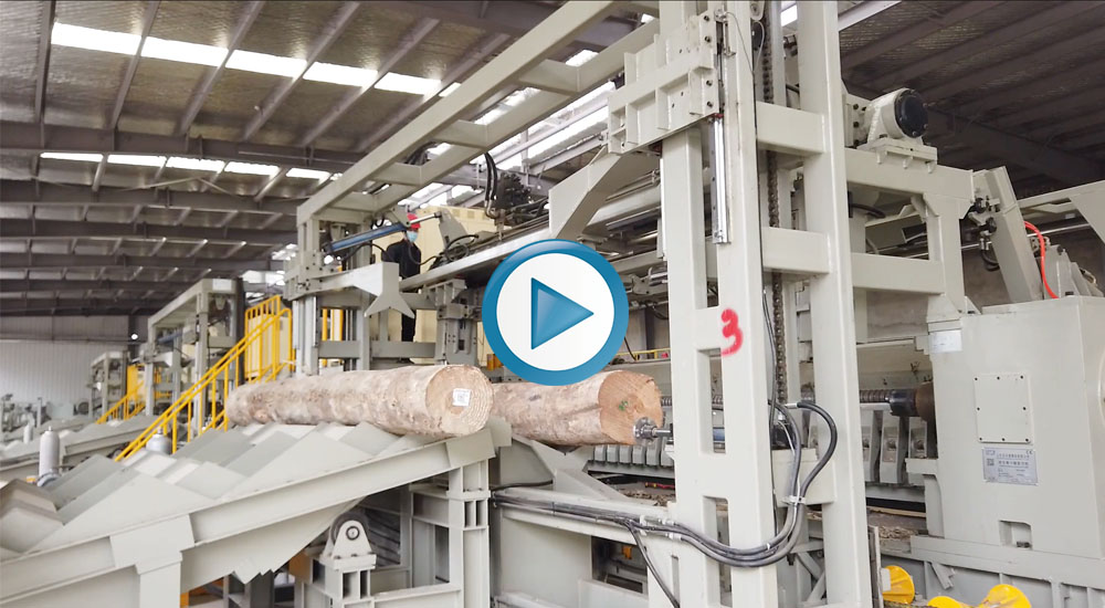 spindle peeling line video