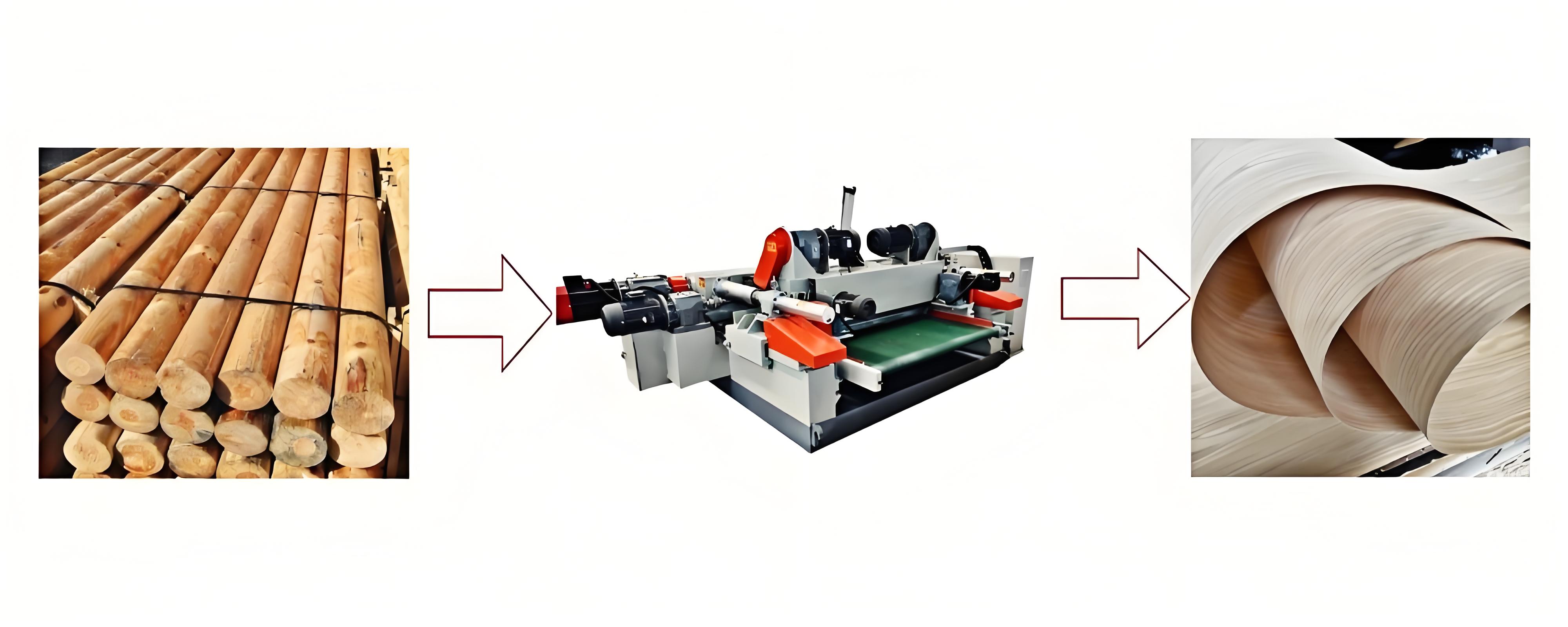veneer peeling machine 6