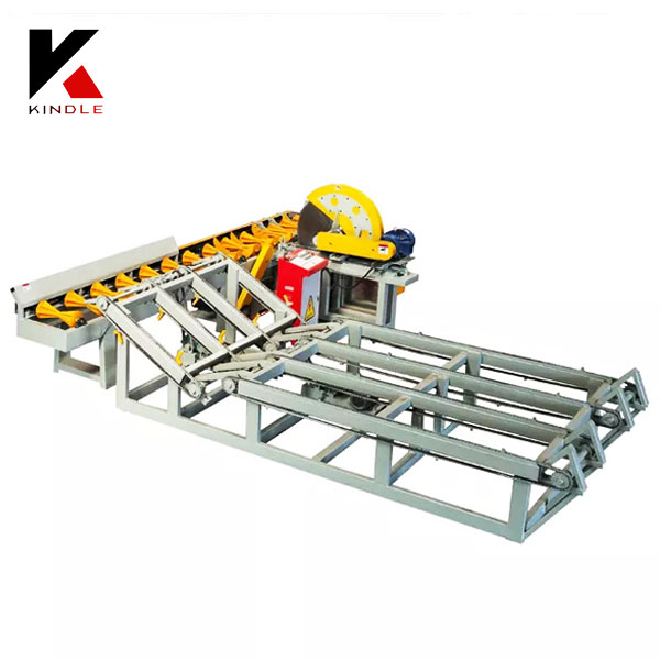 Full automatic log cutting saw machine
