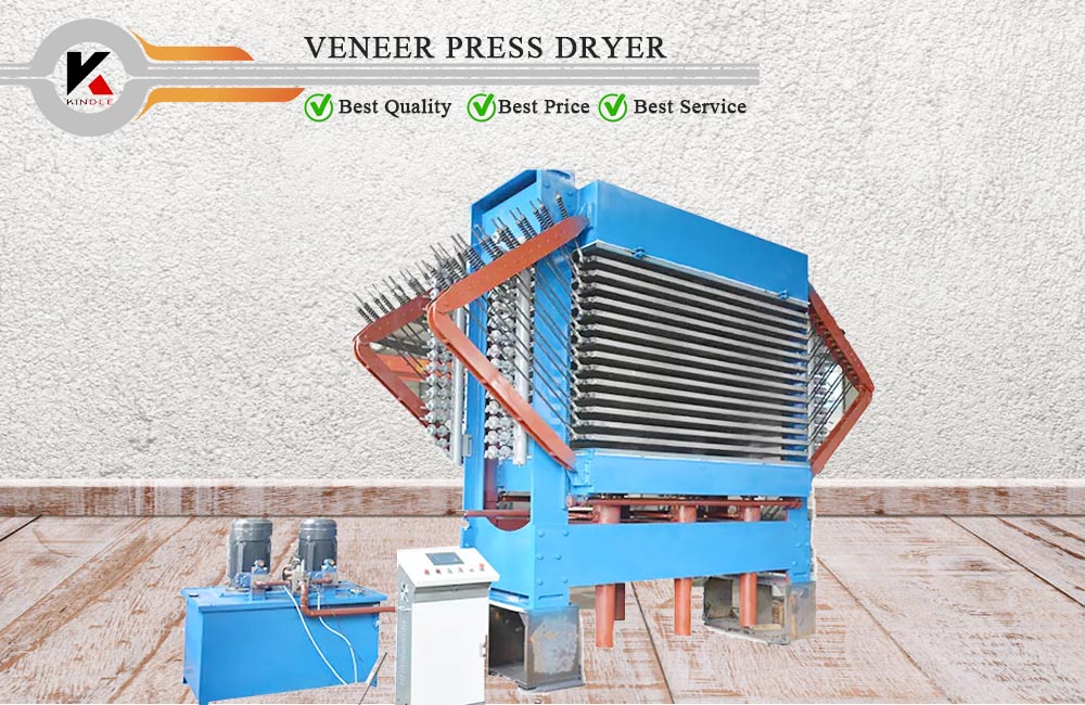Veneer press dryer