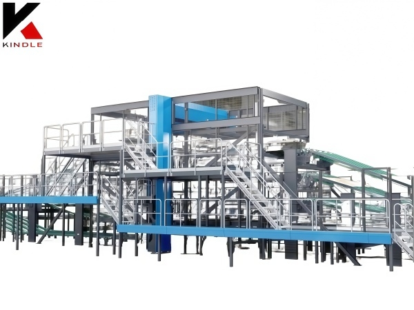 Plywood automatic veener patching production line