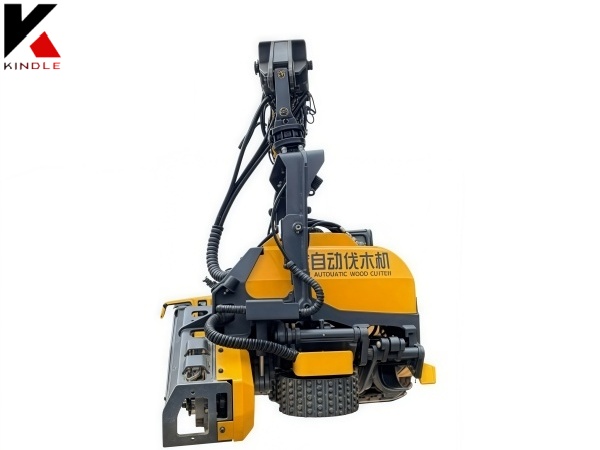 Fully automatic felling machine with wood cutting function