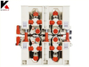 Upper and lower double sanding frame sander