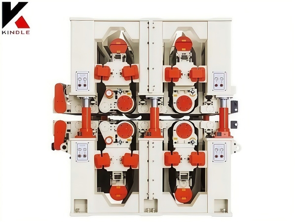 Upper and lower double sanding frame sander