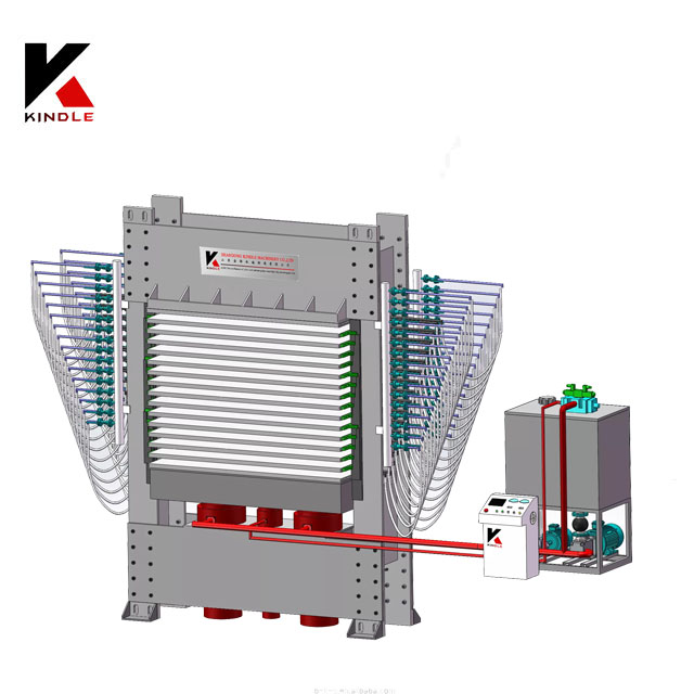 Good quality 500T pressure 15 layers plywood hot press machine