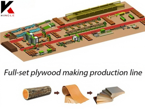 Integrated Complete Plywood Production System with Automated Controls