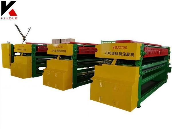 Wood Furniture Automatic Wood Double Sides Glue Applicator For Plywood