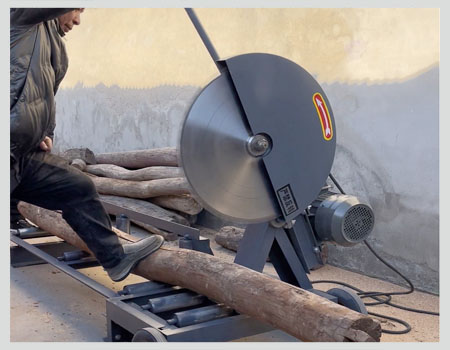 manual log cutter type 2