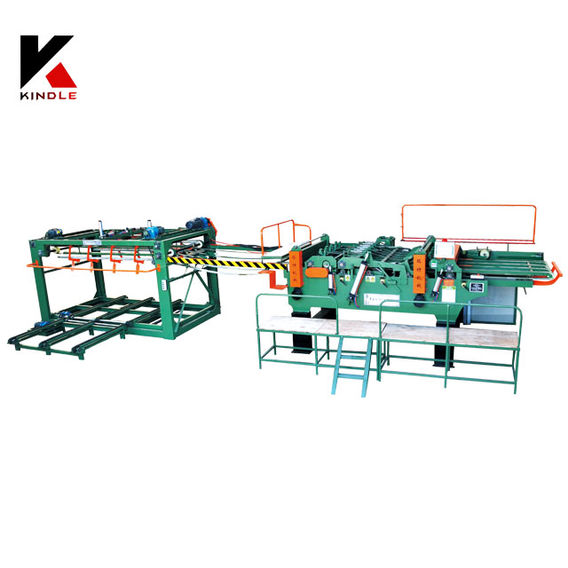 Automatic L type veneer teeth jointing machine