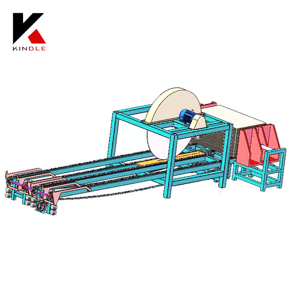 portable movable small manual log cutter 