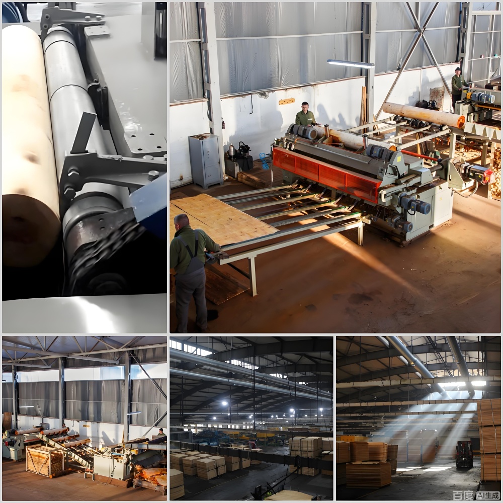 veneer peeling machine 72