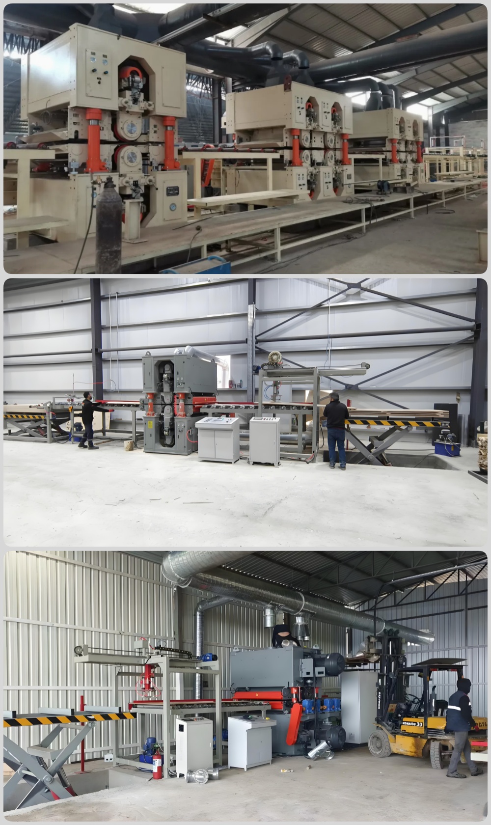 plywood sanding line