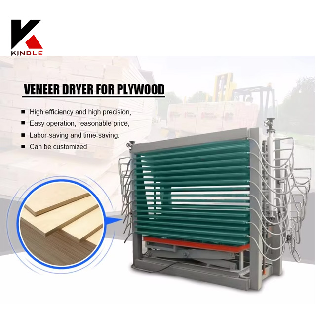 The best price high quality 16 layers hot press veneer dryer