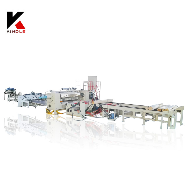 automatical spindle veneer peeling line 