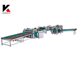Full automatic plywood roller edge trimming saw