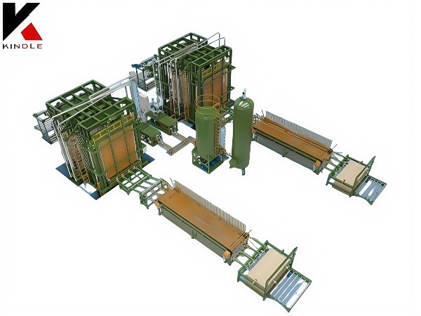 35 Layers Plywood Hot Pressing Line