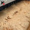 OSB / MDF wood shavings peeling machine