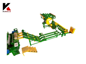 Automatic Log Splitting Equipment with Log Debarker Machine