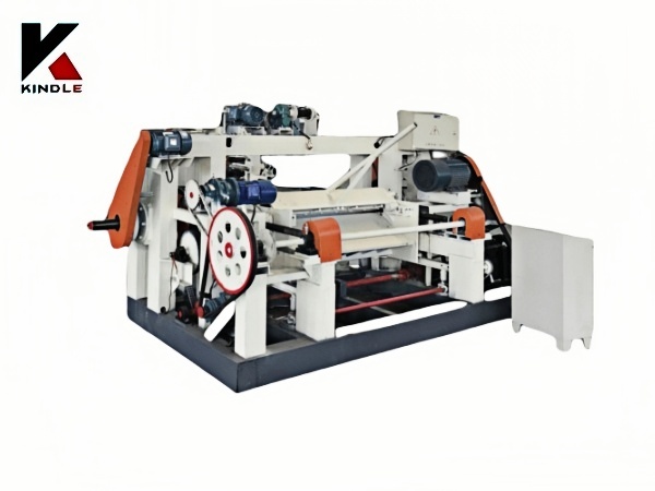  Spindle Wood Log Peeling Machine with Veneer Clipper