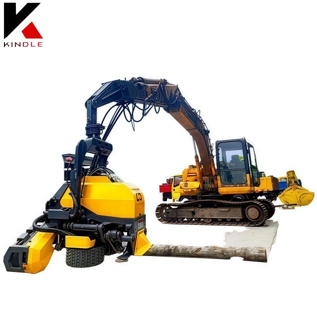 Fully automatic felling machine with wood cutting function