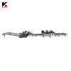 4 feet high efficiency automatical double veneer peeling line