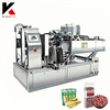 Full Automatic Weighing Packaging Machinery Noodle Food Rice Chicken Meat Rotary Pouch Sealer Filling Vacuum Packing Machine